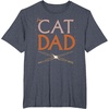 image:imageStar Wars Cat Dad Pet Parent Lightsabers TShirtHeather Blue