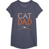 image:imageStar Wars Cat Dad Pet Parent Lightsabers TShirtHeather Blue