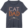 image:imageStar Wars Cat Dad Pet Parent Lightsabers TShirtHeather Blue