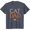 image:imageStar Wars Cat Dad Pet Parent Lightsabers TShirtHeather Blue