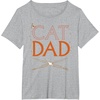 image:imageStar Wars Cat Dad Pet Parent Lightsabers TShirtHeather Grey