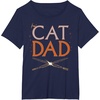 image:imageStar Wars Cat Dad Pet Parent Lightsabers TShirtNavy Blue
