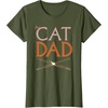 image:imageStar Wars Cat Dad Pet Parent Lightsabers TShirtOlive Green