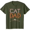 image:imageStar Wars Cat Dad Pet Parent Lightsabers TShirtOlive Green
