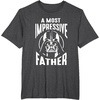 image:imageStar Wars Classic Fathers Day A Most Impressive Father Logo TShirtDark Heather Grey