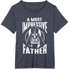 image:imageStar Wars Classic Fathers Day A Most Impressive Father Logo TShirtHeather Blue