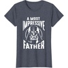 image:imageStar Wars Classic Fathers Day A Most Impressive Father Logo TShirtHeather Blue