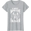 image:imageStar Wars Classic Fathers Day A Most Impressive Father Logo TShirtHeather Grey