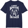 image:imageStar Wars Classic Fathers Day A Most Impressive Father Logo TShirtNavy Blue