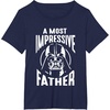image:imageStar Wars Classic Fathers Day A Most Impressive Father Logo TShirtNavy Blue