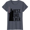 image:imageStar Wars Darth Vader Best Dad Ever Tonal Graphic TShirt TShirtHeather Blue
