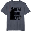 image:imageStar Wars Darth Vader Best Dad Ever Tonal Graphic TShirt TShirtHeather Blue
