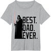 image:imageStar Wars Darth Vader Best Dad Ever Tonal Graphic TShirt TShirtHeather Grey