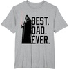 image:imageStar Wars Darth Vader Best Dad Ever Tonal Graphic TShirt TShirtHeather Grey