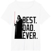 image:imageStar Wars Darth Vader Best Dad Ever Tonal Graphic TShirt TShirtWhite