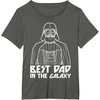 image:imageStar Wars Darth Vader Best Dad In Galaxy Graphic TShirt TShirtAsphalt Grey