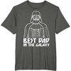 image:imageStar Wars Darth Vader Best Dad In Galaxy Graphic TShirt TShirtAsphalt Grey