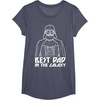 image:imageStar Wars Darth Vader Best Dad In Galaxy Graphic TShirt TShirtHeather Blue