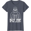 image:imageStar Wars Darth Vader Best Dad In Galaxy Graphic TShirt TShirtHeather Blue