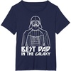 image:imageStar Wars Darth Vader Best Dad In Galaxy Graphic TShirt TShirtNavy Blue