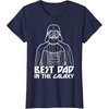 image:imageStar Wars Darth Vader Best Dad In Galaxy Graphic TShirt TShirtNavy Blue