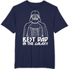 image:imageStar Wars Darth Vader Best Dad In Galaxy Graphic TShirt TShirtNavy Blue