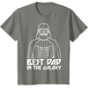 image:imageStar Wars Darth Vader Best Dad In Galaxy Graphic TShirt TShirtOlive Heather