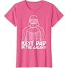 image:imageStar Wars Darth Vader Best Dad In Galaxy Graphic TShirt TShirtPink Heather