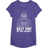 image:imageStar Wars Darth Vader Best Dad In Galaxy Graphic TShirt TShirtPurple Heather