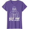 image:imageStar Wars Darth Vader Best Dad In Galaxy Graphic TShirt TShirtPurple Heather