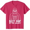 image:imageStar Wars Darth Vader Best Dad In Galaxy Graphic TShirt TShirtRed Heather