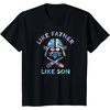 image:imageStar Wars Darth Vader Fathers Day Like Father Like Son TShirtBlack