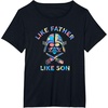 image:imageStar Wars Darth Vader Fathers Day Like Father Like Son TShirtBlack