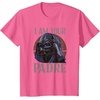 image:imageStar Wars Darth Vader I Am Your Padre Fathers Day TShirtPink Heather
