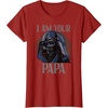 image:imageStar Wars Darth Vader I Am Your Papa Retro Fathers Day TShirtCranberry Red