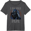 image:imageStar Wars Darth Vader I Am Your Papa Retro Fathers Day TShirtDark Heather Grey