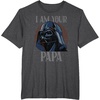 image:imageStar Wars Darth Vader I Am Your Papa Retro Fathers Day TShirtDark Heather Grey