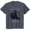 image:imageStar Wars Darth Vader I Am Your Papa Retro Fathers Day TShirtHeather Blue