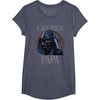 image:imageStar Wars Darth Vader I Am Your Papa Retro Fathers Day TShirtHeather Blue