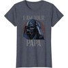 image:imageStar Wars Darth Vader I Am Your Papa Retro Fathers Day TShirtHeather Blue