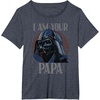 image:imageStar Wars Darth Vader I Am Your Papa Retro Fathers Day TShirtHeather Blue