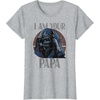 image:imageStar Wars Darth Vader I Am Your Papa Retro Fathers Day TShirtHeather Grey