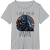image:imageStar Wars Darth Vader I Am Your Papa Retro Fathers Day TShirtHeather Grey