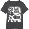 image:imageStar Wars Darth Vader Your Father Dad Spray Paint TShirt TShirtDark Heather Grey