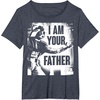 image:imageStar Wars Darth Vader Your Father Dad Spray Paint TShirt TShirtHeather Blue