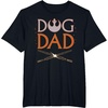 image:imageStar Wars Dog Dad Pet Parent Lightsabers TShirtBlack