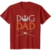 image:imageStar Wars Dog Dad Pet Parent Lightsabers TShirtCranberry Red