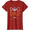 image:imageStar Wars Dog Dad Pet Parent Lightsabers TShirtCranberry Red