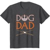 image:imageStar Wars Dog Dad Pet Parent Lightsabers TShirtDark Heather Grey