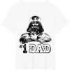 image:imageStar Wars Fathers Day 1 Dad Darth Vader Arms Crossed TShirtWhite